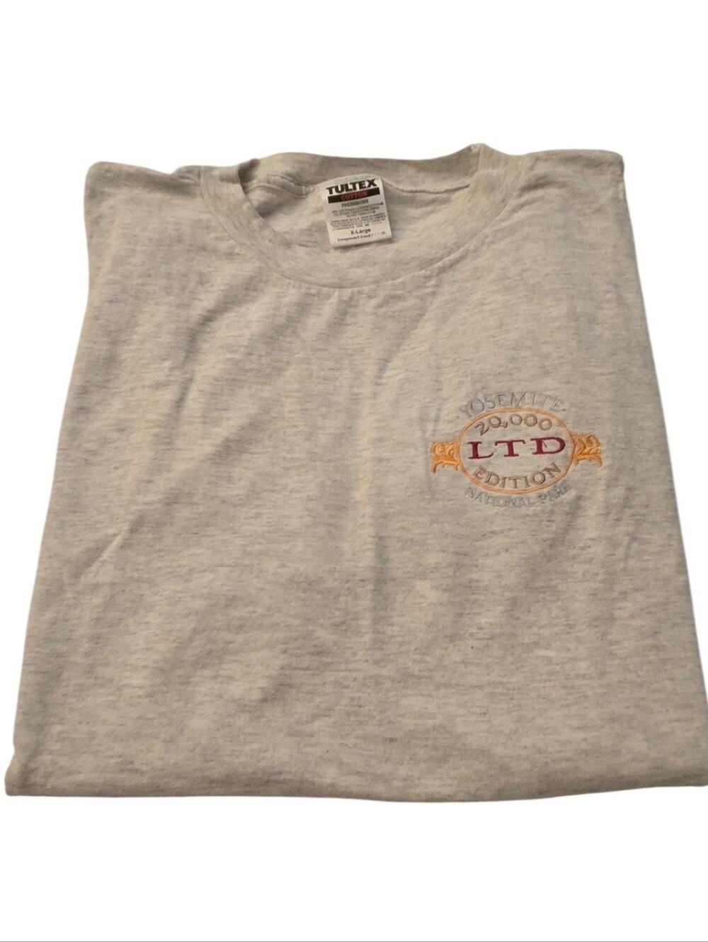 Yosemite National Park 20,000 LTD Edition Gray Crew Neck Tee X-Large